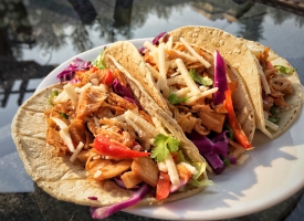Pulled Pork Tacos - (also, chicken, tofu or fish)